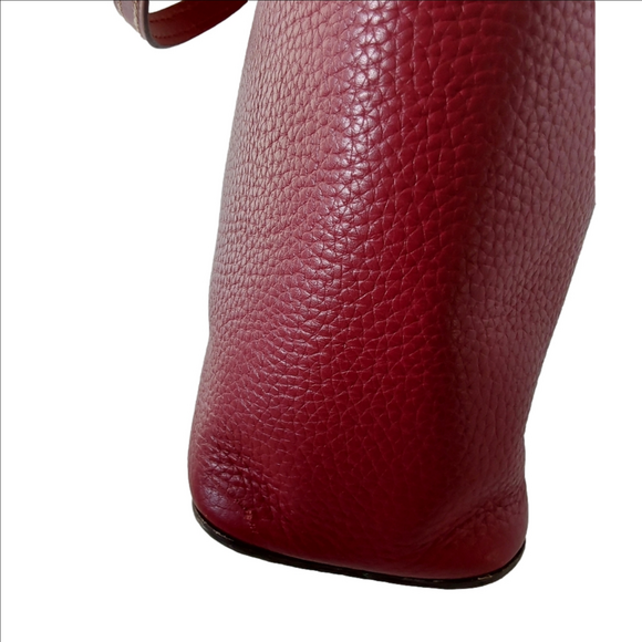 Dooney & Bourke Lexington Bordeaux Pebble Leather Purse - Picture 5 of 16